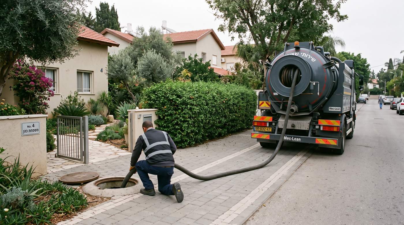 ביובית בהוד השרון