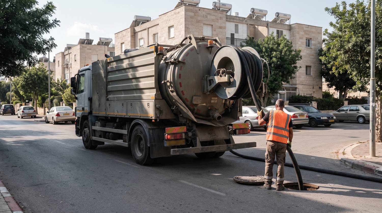 ביובית ברחובות